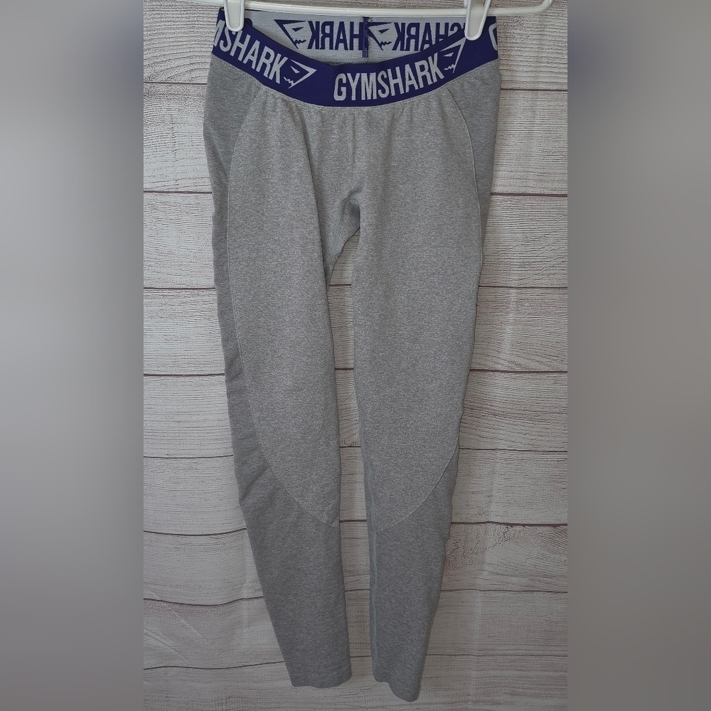 Gymshark Flex High Waist Leggings with Navy Logo Waistband Size Small